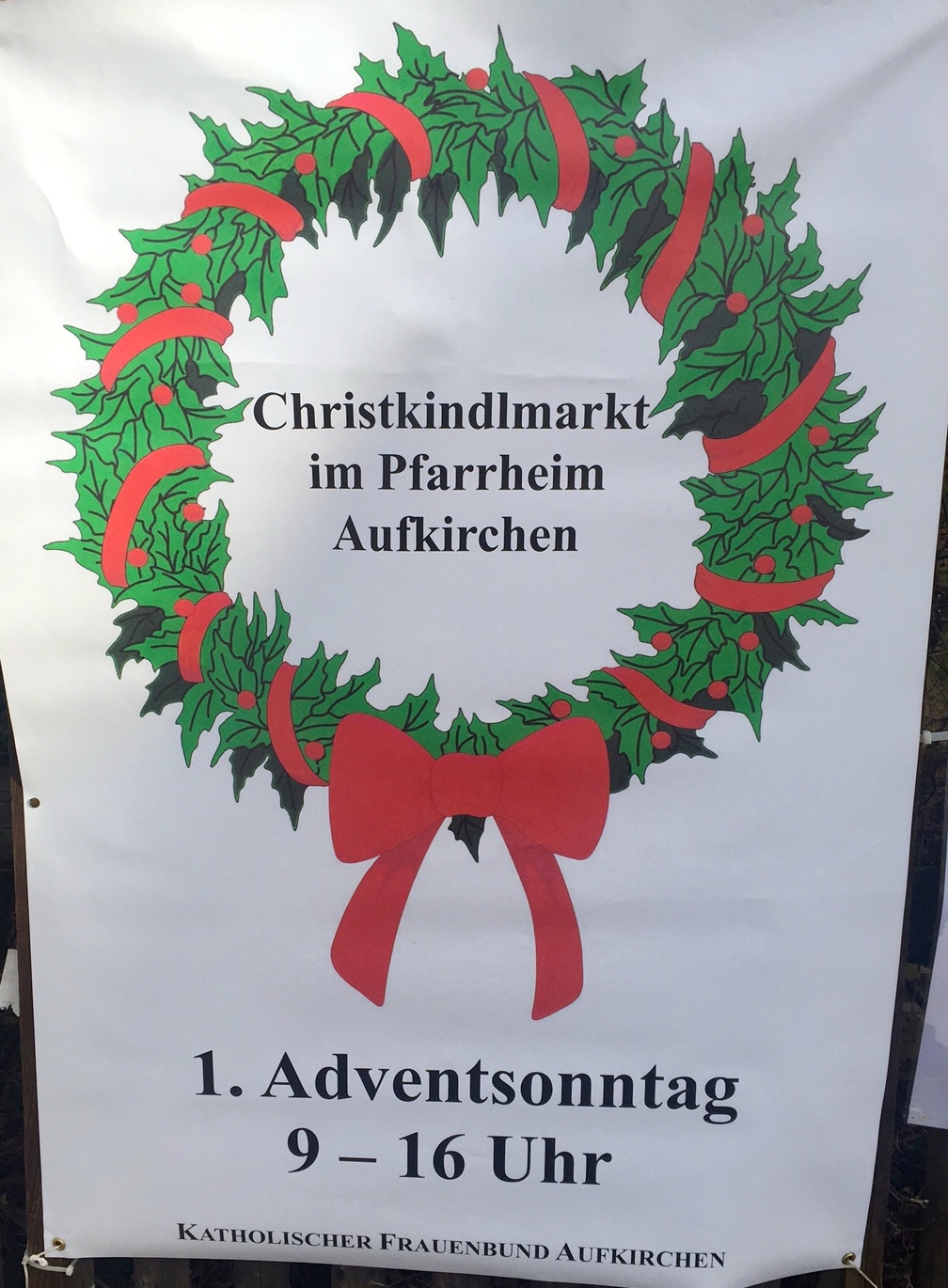 Christkindlmarkt Aufkirchen Pfarrheim
