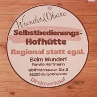 8.8.: Eröffnung der Selbstbedienungshofhütte beim Wunderl 8.8.: Eröffnung der Selbstbedienungshofhütte beim Wunderl