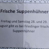 Was vom Huhn ...