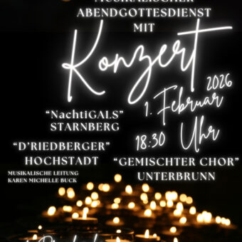 1.2.: Musikalischer Abendgottesdienst mit 3 (!) Chören