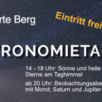 19.10.: Astronomietag in der Sternwarte Berg