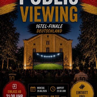 29.6.: Public Viewing im Marstall