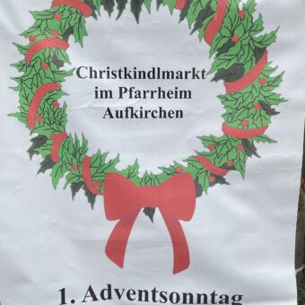 27.11.: Christkindlmarkt im Pfarrheim Aufkirchen