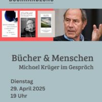Bücher & Menschen: Michael Krüger im Gespräch