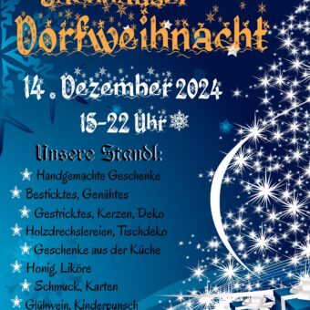 14.12.: Bachhauser Dorfweihnacht