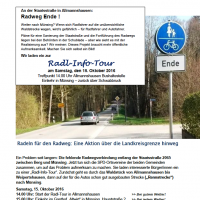 Radl-Info-Tour der SPD
