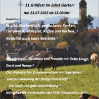 11. Grillfest in Allmannshausen
