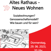 29.6.: Altes Rathaus - neues Wohnen