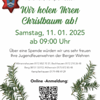 11.1.: Christbaumsammeln der Feuerwehrjugend