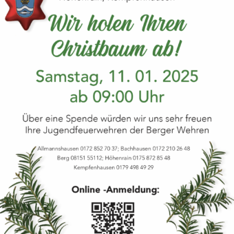 11.1.: Christbaumsammeln der Feuerwehrjugend