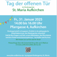 31.1.: Tag der offenen Tür im Kindergarten St. Maria