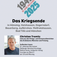 Das Kriegsende - eine Veranstaltung im Münsinger Pallaufsaal
