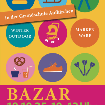 18.10.: Kinder-Bazar in der Grundschule Aufkirchen
