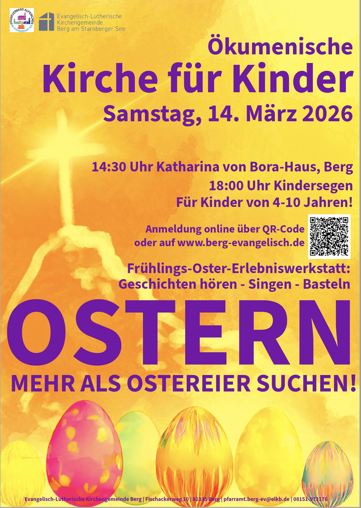 14.3. Oster Erlebniswerkstatt für Kinder von 4 – 10