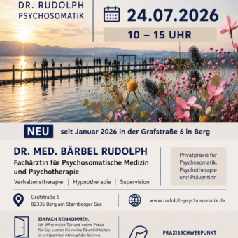 24.7.: Tag der offenen Tür bei Dr. Bärbel Rudolph