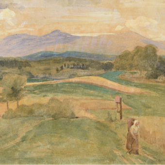 “Vorgebirge bei Leoni”
