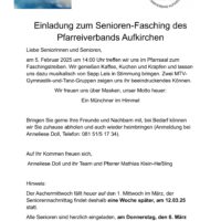 5.2.: Seniorenfasching in Aufkirchen