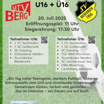 20.7.: 1. Inklusions-Cup beim MTV Berg