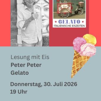 30.7.: Gelato in der OMG Buchhandlung