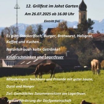 26.7.: Grillfest in Allmannshausen