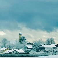 Schnee und Rodel gut - Lift noch nicht geöffnet