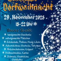 29.11.: Bachhauser Dorfweihnacht