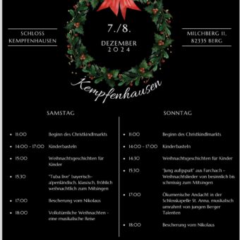 7./8.12.: Christkindlmarkt in Kempfenhausen