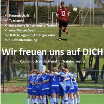 Der FSV Höhenrain sucht fußballbegeisterte Mädchen und Frauen