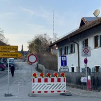 Gesperrt! Bauarbeiten in der Grafstraße