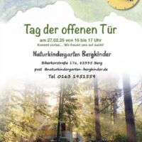 27.2.: Tag der offenen Tür im Waldkindergarten