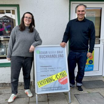 Die Oskar Maria Graf Buchhandlung eröffnet!