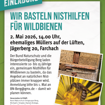 2.5.: Nisthilfen basteln für Wildbienen