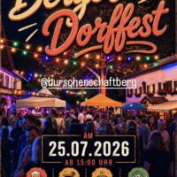25.7.: Berger Dorffest