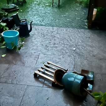 Das Unwetter von gestern Abend