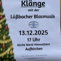 13.12. Adventliche Klänge mit der Lüßbacher Blasmusik