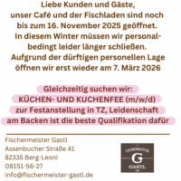 Neues vom Fischermeister Gastl Neues vom Fischermeister Gastl