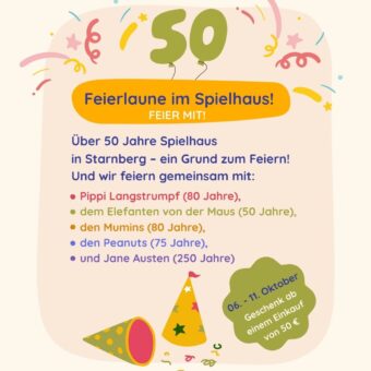 Das Spielhaus feiert 50 Jahre!