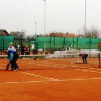 Beginn der Tennissaison in Berg