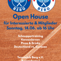 14.6.: Open House beim TC Berg