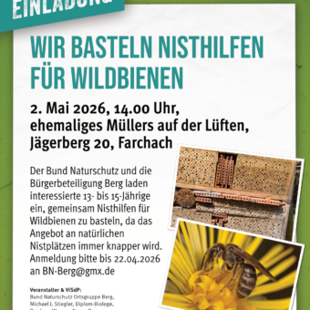 2.5.: Nisthilfen basteln für Wildbienen