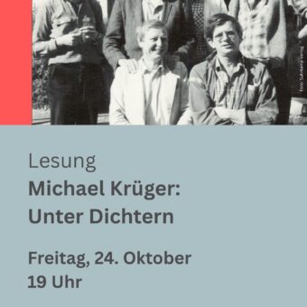 24.10.: Michael Krüger liest