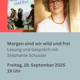 19.9.: Lesung mit Stephanie Schuster
