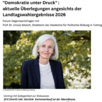 12.10.: Demokratie unter Druck 12.10.: Demokratie unter Druck