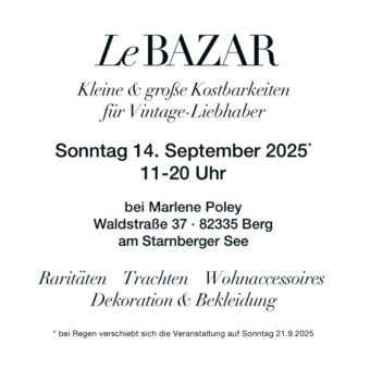 14.9. Le Bazar bei Marlene Poley