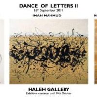 Haleh Gallery in Berg feiert Geburtstag mit Dance of Letters II