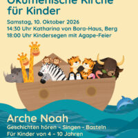 10.10.: Ökumenische Kirche für Kinder von 4 - 10 Jahren