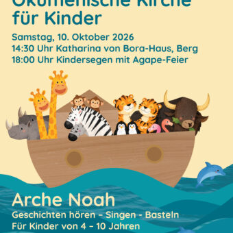 10.10.: Ökumenische Kirche für Kinder von 4 – 10 Jahren