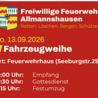 Fahrzeugweihe in Allmannshausen