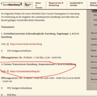 Doppelt Negativ: Starnberger Schnelltests in München nicht anerkannt